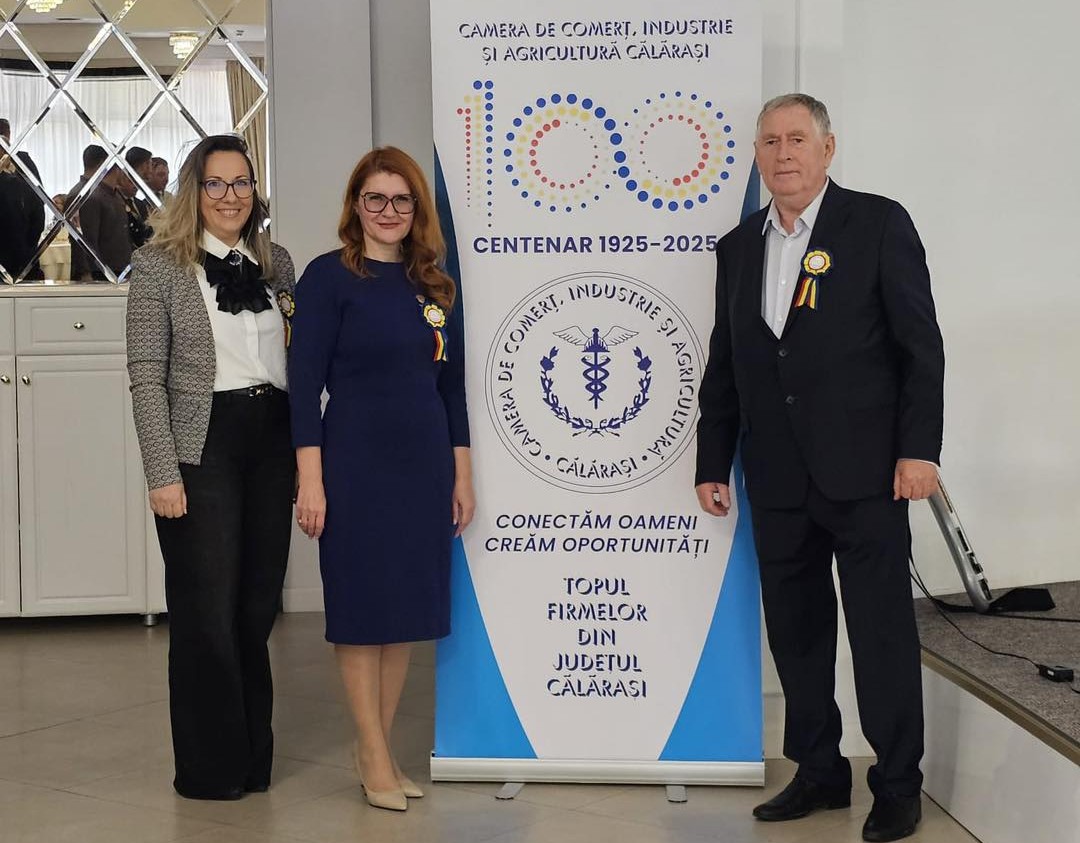 ADR Sud-Muntenia, premiată la Topul Firmelor din județul Călărași 2025