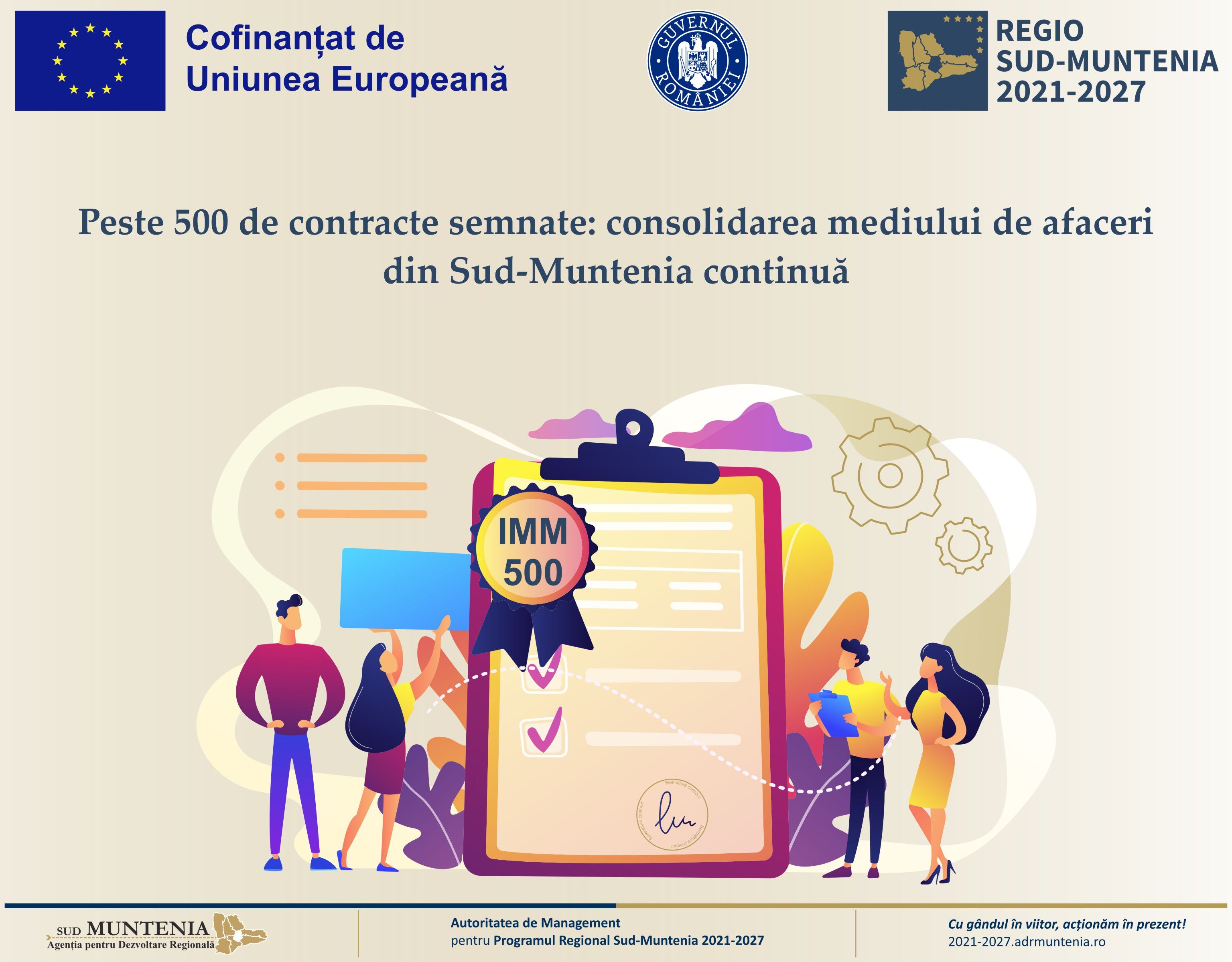 Peste 500 de contracte semnate: consolidarea mediului de afaceri din Sud-Muntenia continuă